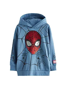 Толстовка NEXT Spiderman з капюшоном та двосторонніми паєтками для хлопчиків - Фото 1