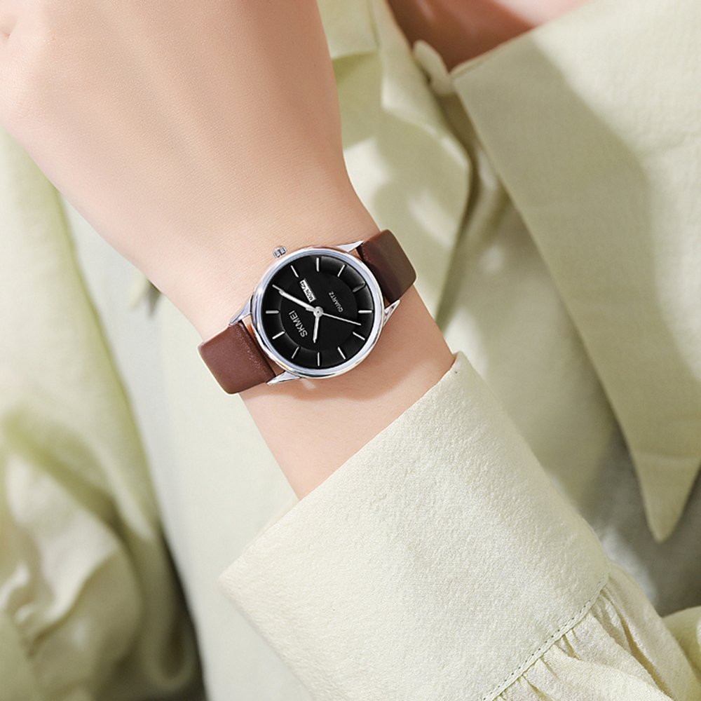 Годинник Skmei 2251SIBN Silver-Brown, фото №3
