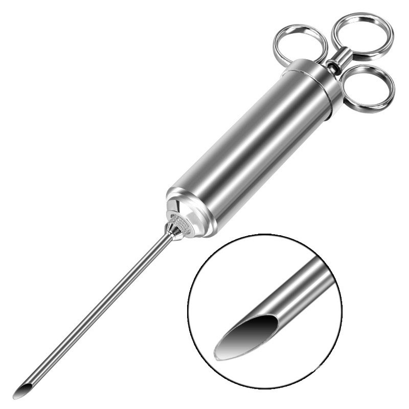 Шприц Lesko Metal для маринования мяса (2166-6898), фото №3 Шприц Lesko Metal для маринования мяса (2166-6898), фото №3