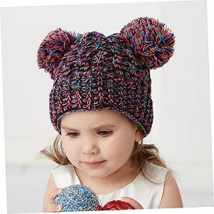 В'язана шапка VALICLUD для малюків з помпоном synthetic.ua - Фото 1