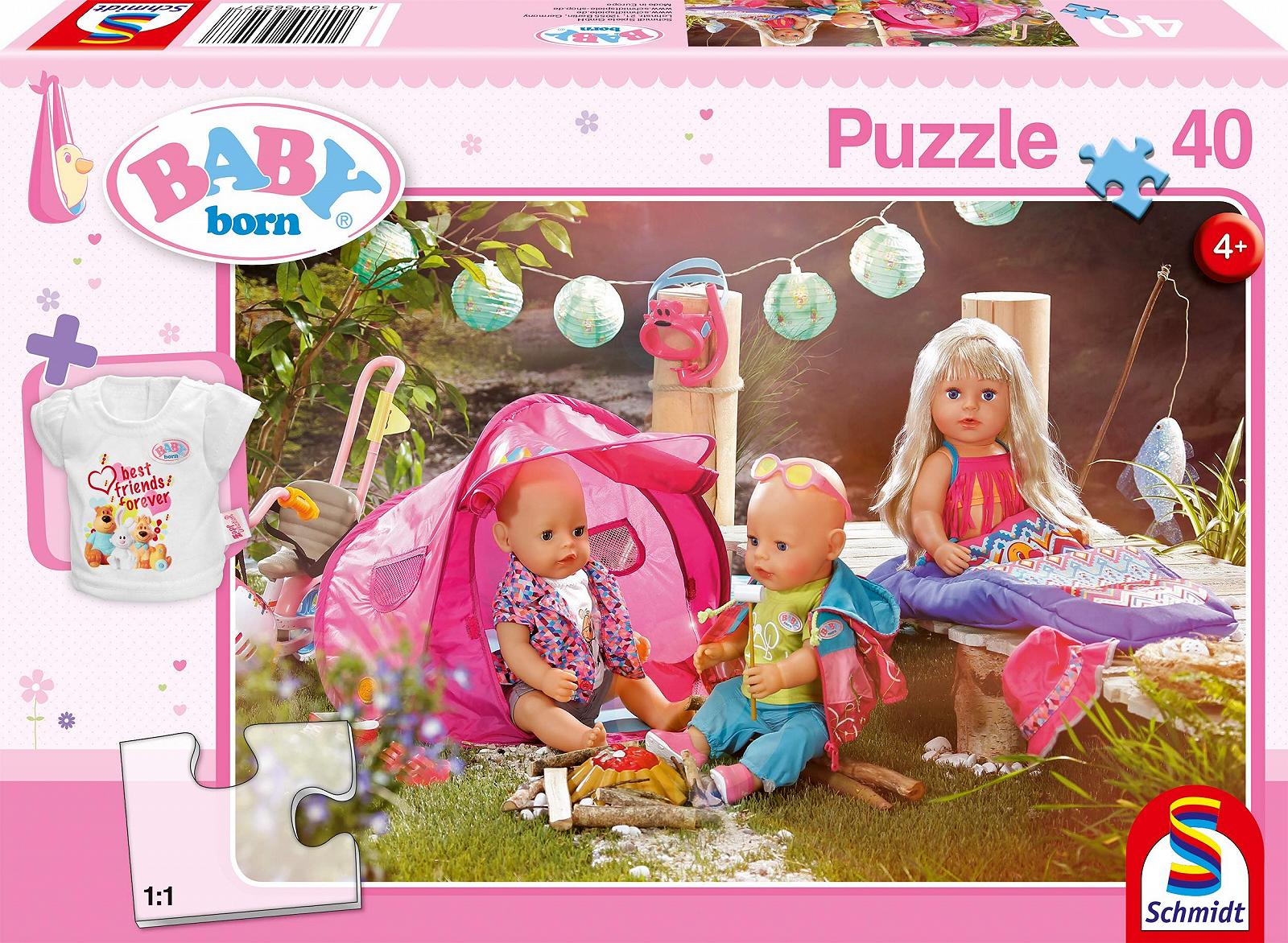 Пазл Schmidt Spiele Baby Born Come, We Tent 56297 40 элементов Красочный, фото №1