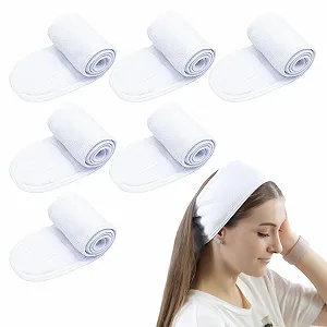 Набор косметических повязок для волос с застежкой-липучкой - Фото 1