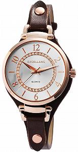 Годинник Excellanc Жіночий Ремінець зі штучної шкіри Пряжка Стрази - Фото 1