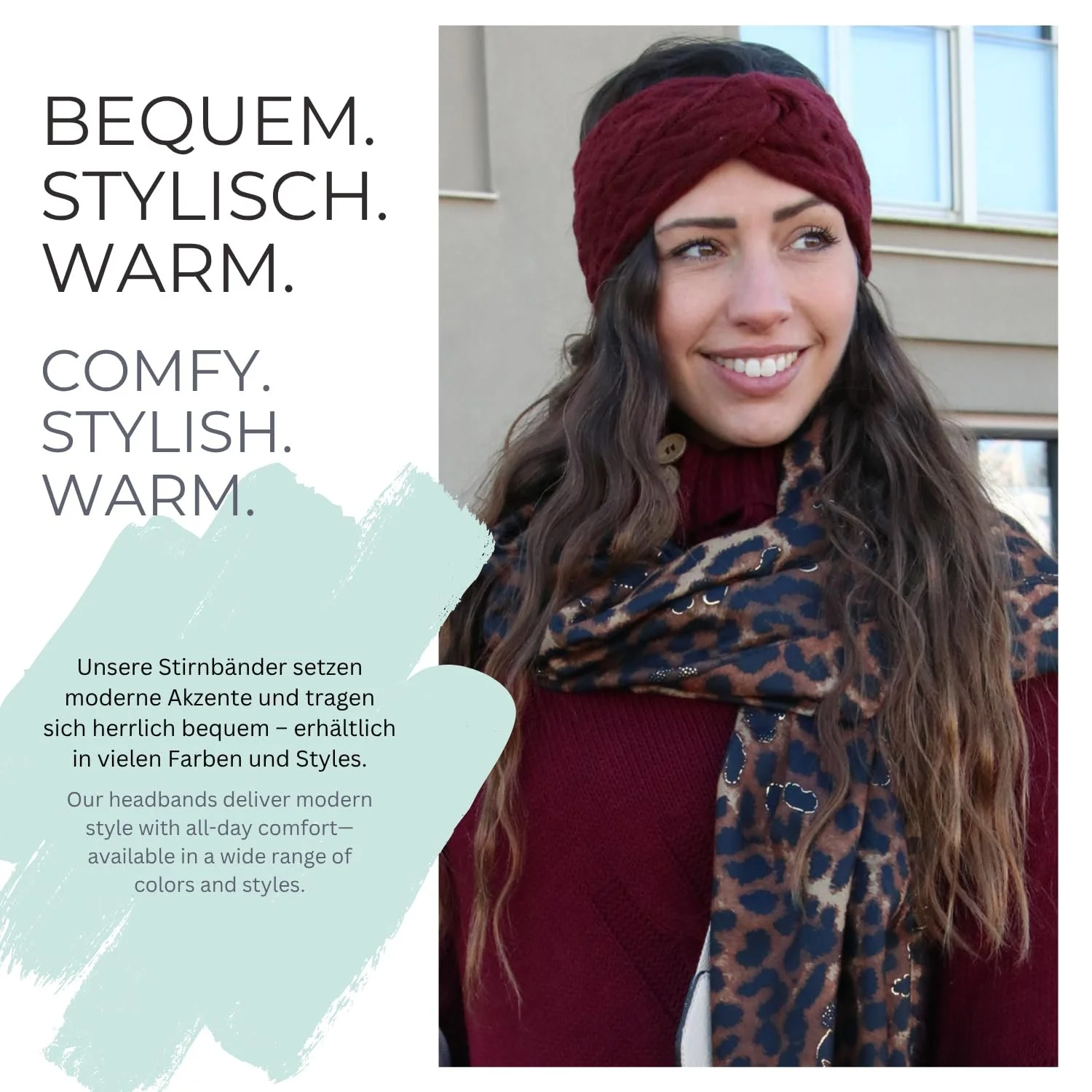 В'язана пов'язка на голову styleBREAKER Жіноча, фото №6