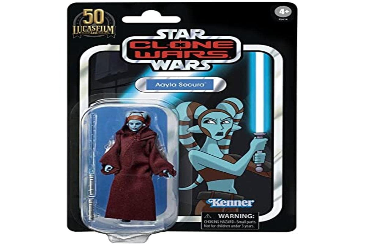 Фігурка Hasbro Star Wars The Clone Wars Aayla Secura Колекційна Vintage, фото №1