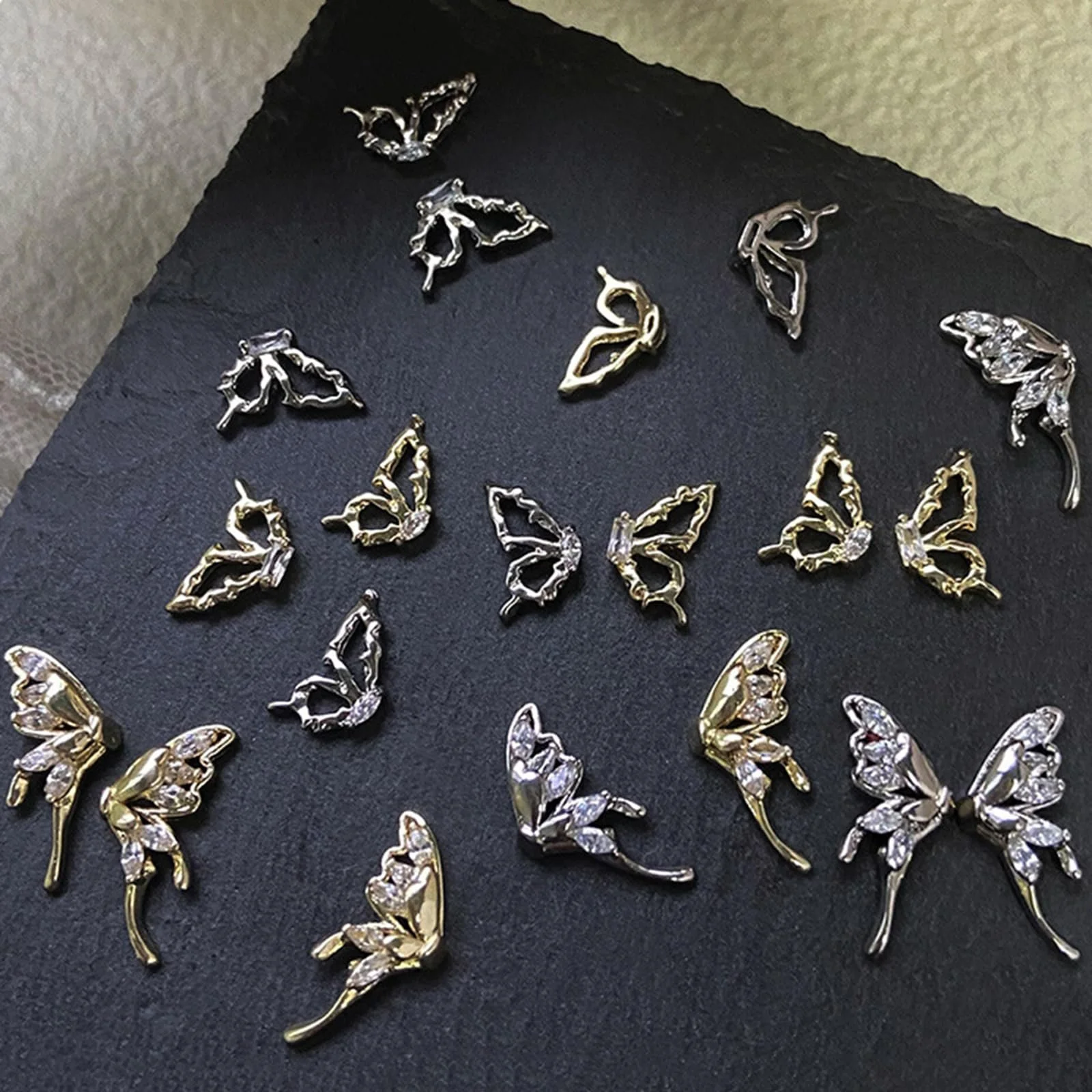 Стразы для ногтей, 5 шт, хрустальные банты, бриллианты, цирконий, украшения для ногтей, фото №8