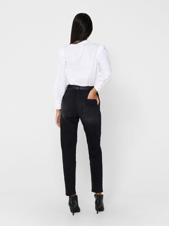 Джинси ONLVENEDA LIFE MOM JEANS REA461A NOOS 15210672  Denim ONLY Чорний  L, фото №5