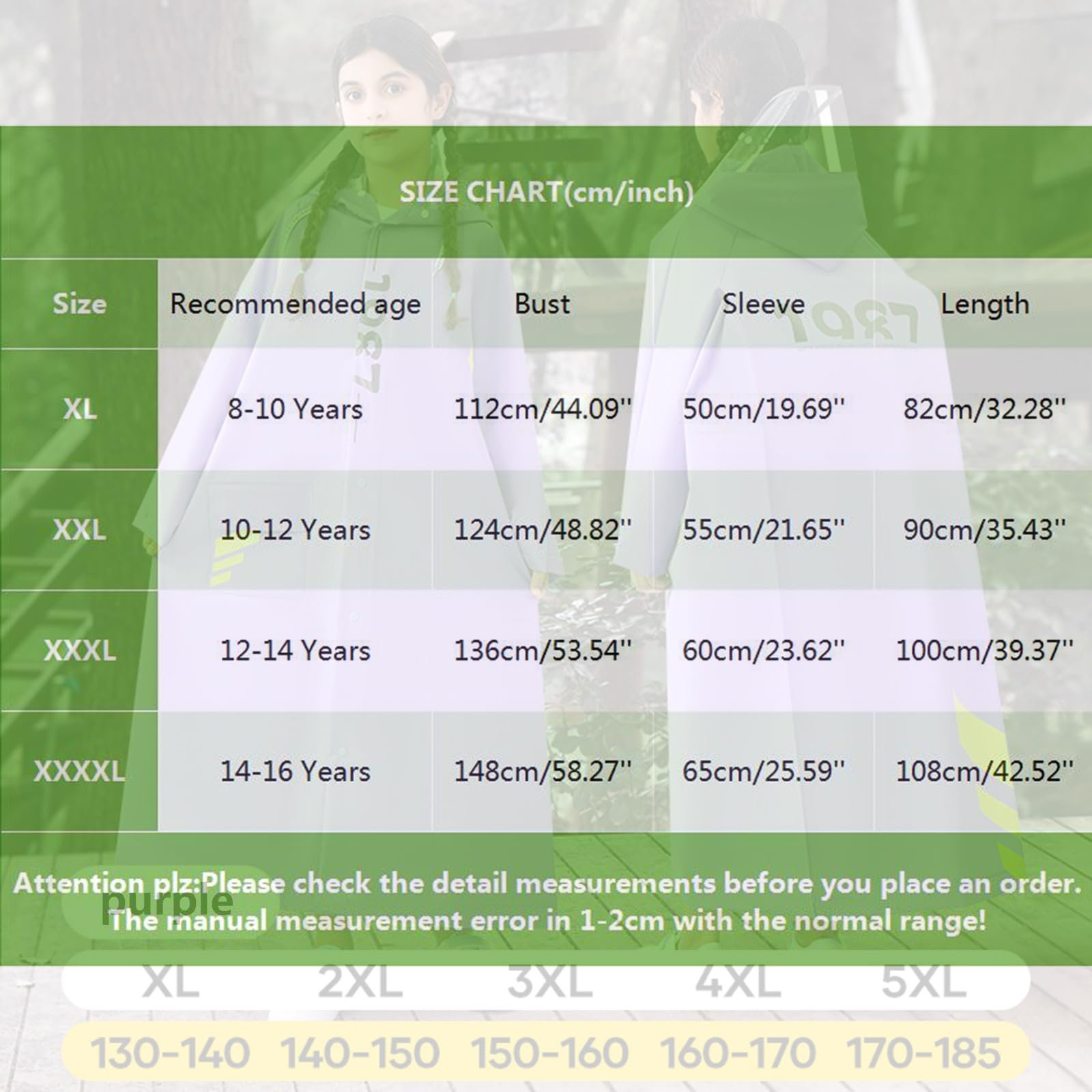 Детская дождевая куртка Унисекс с капюшоном Тонкая Мягкая ткань Дождевая куртка Длинная Солнцезащита Легкая дождевая куртка Больших размеров Повседневный дождевик для девочек и мальчиков, фото №3 Детская дождевая куртка Унисекс с капюшоном Тонкая Мягкая ткань Дождевая куртка Длинная Солнцезащита Легкая дождевая куртка Больших размеров Повседневный дождевик для девочек и мальчиков, фото №3