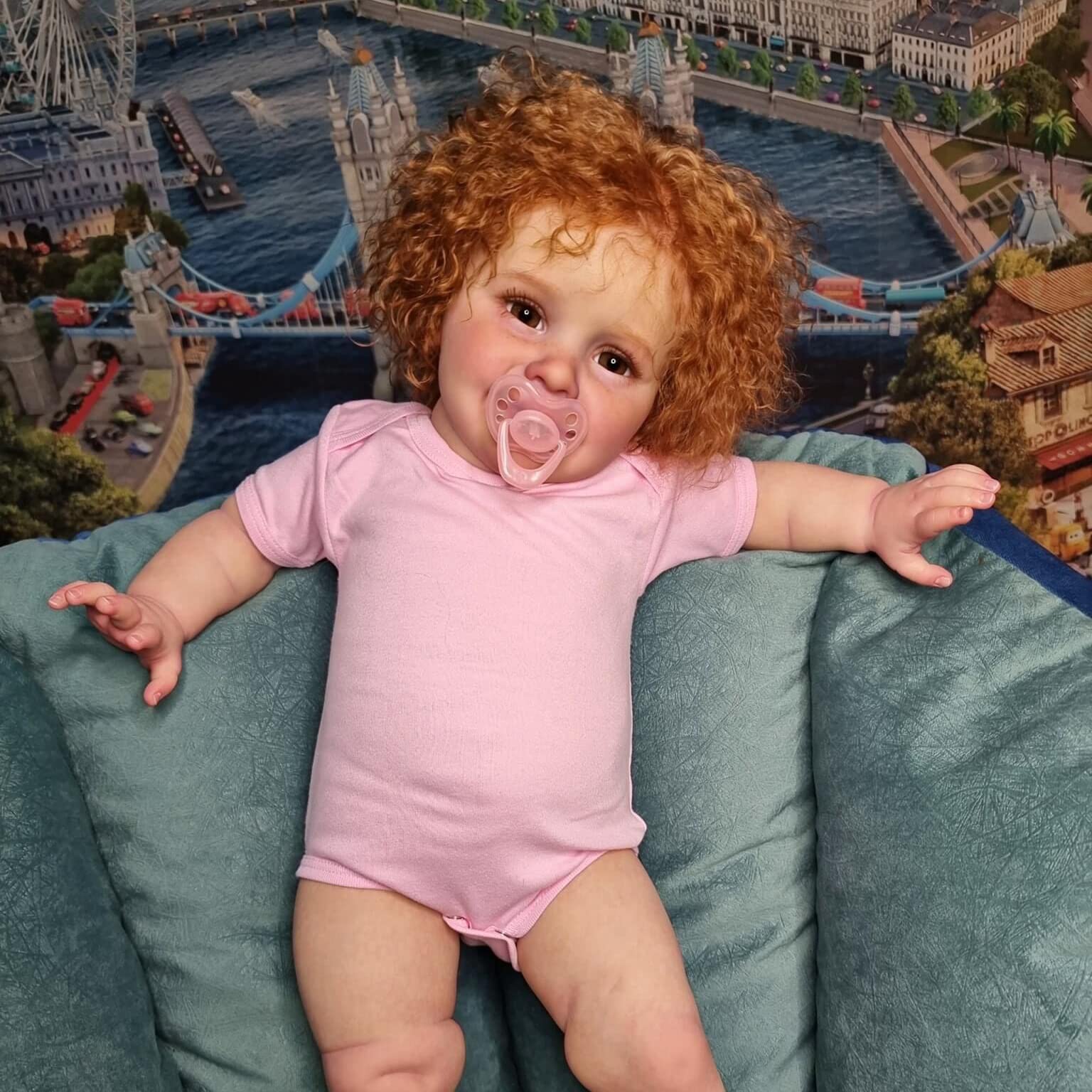 Кукла Zero pam Lifelike Baby Doll 60 см, фото №6