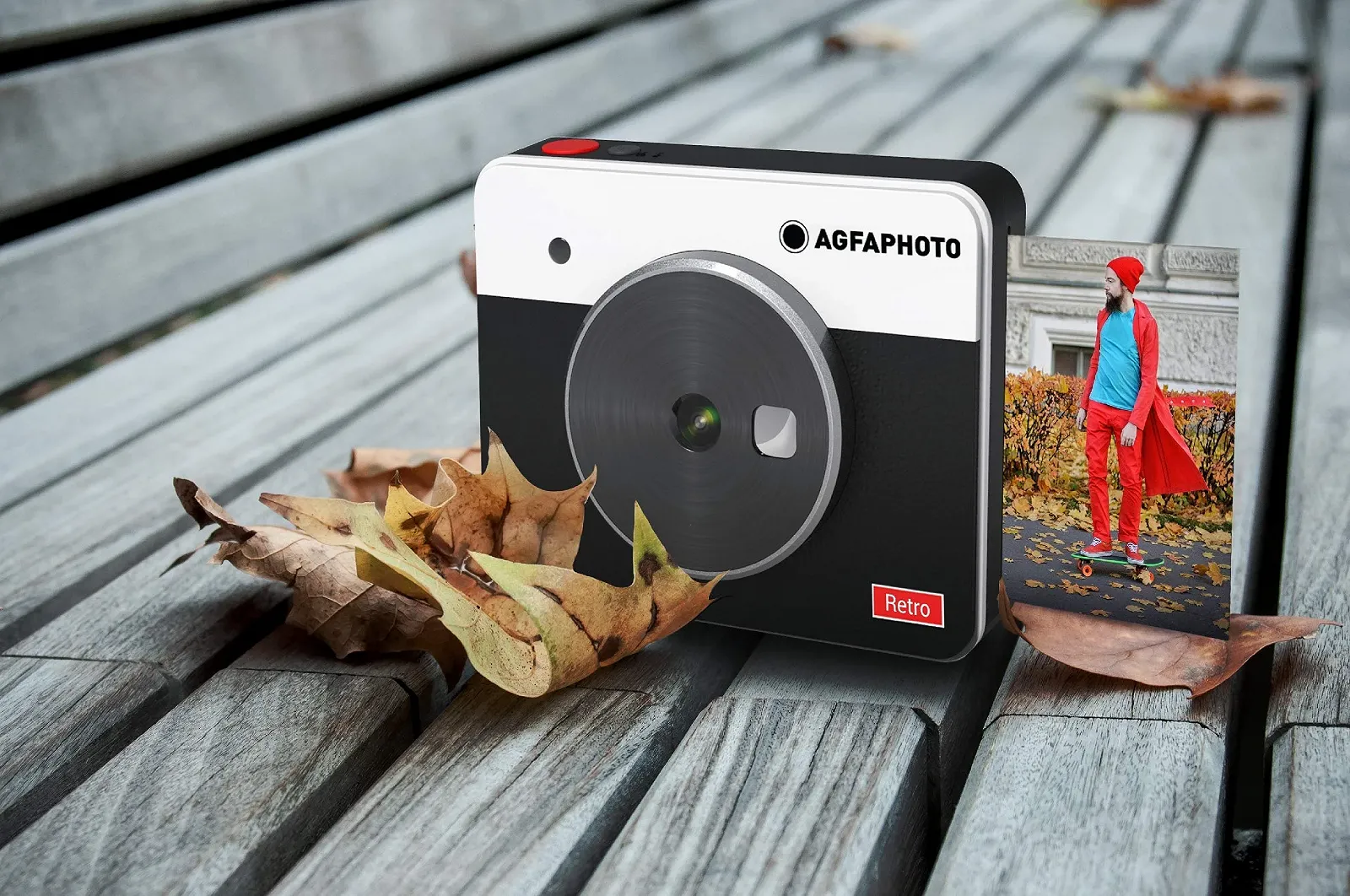 Цифрова камера миттєвого друку Agfa Photo Realipix Square S 10 MP Bluetooth Чорний, фото №2