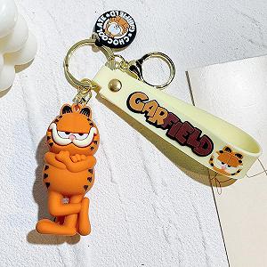 Брелок Гарфилд Garfield кот игрушка на рюкзак, ключи 7 см - Фото 1