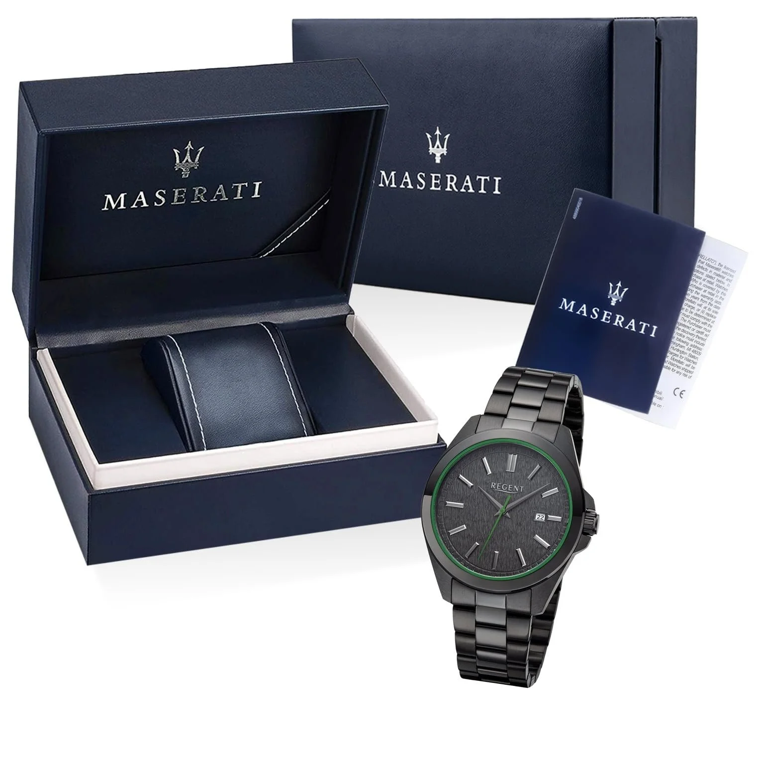 Кварцевые часы REGENT Черный/Зеленый 11150788, Черный-черный-зеленый, Браслет, фото №4 Кварцевые часы REGENT Черный/Зеленый 11150788, Черный-черный-зеленый, Браслет, фото №4