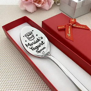 Ложка для йогурту з гравіюванням synthetic.ua - Фото 1