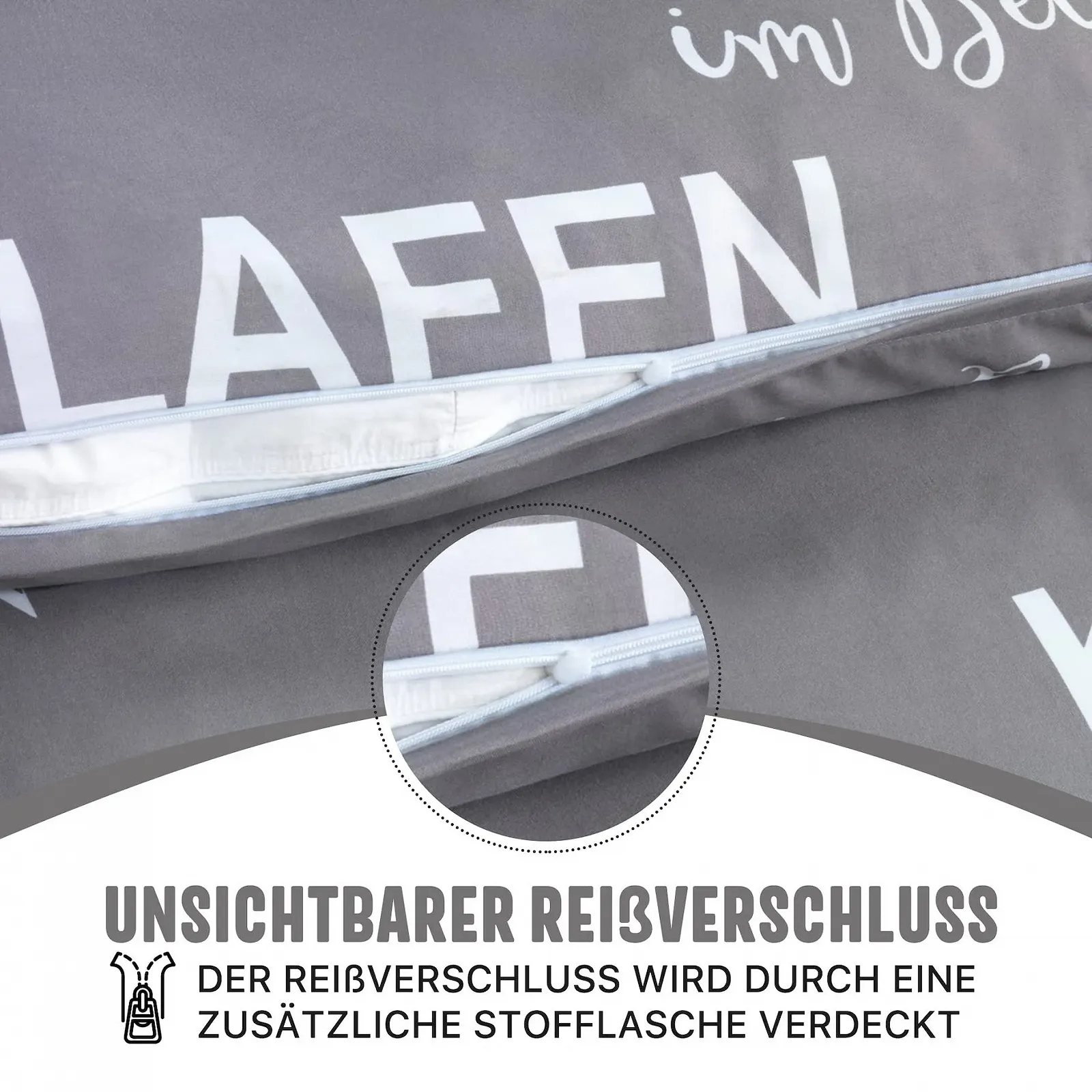 Набір постільної білизни FELLANO 4 предмети 135 x 200 см + 80 x 80 см ÖkoTex, фото №4