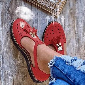 Летние сандалии женские на плоской подошве кисть кожаные synthetic.ua - Фото 1