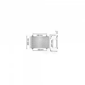 Конденсатор кондиціонера VAN WEZEL 09005231 для CITROËN PEUGEOT CITROËN/PEUGEOT - Фото 1
