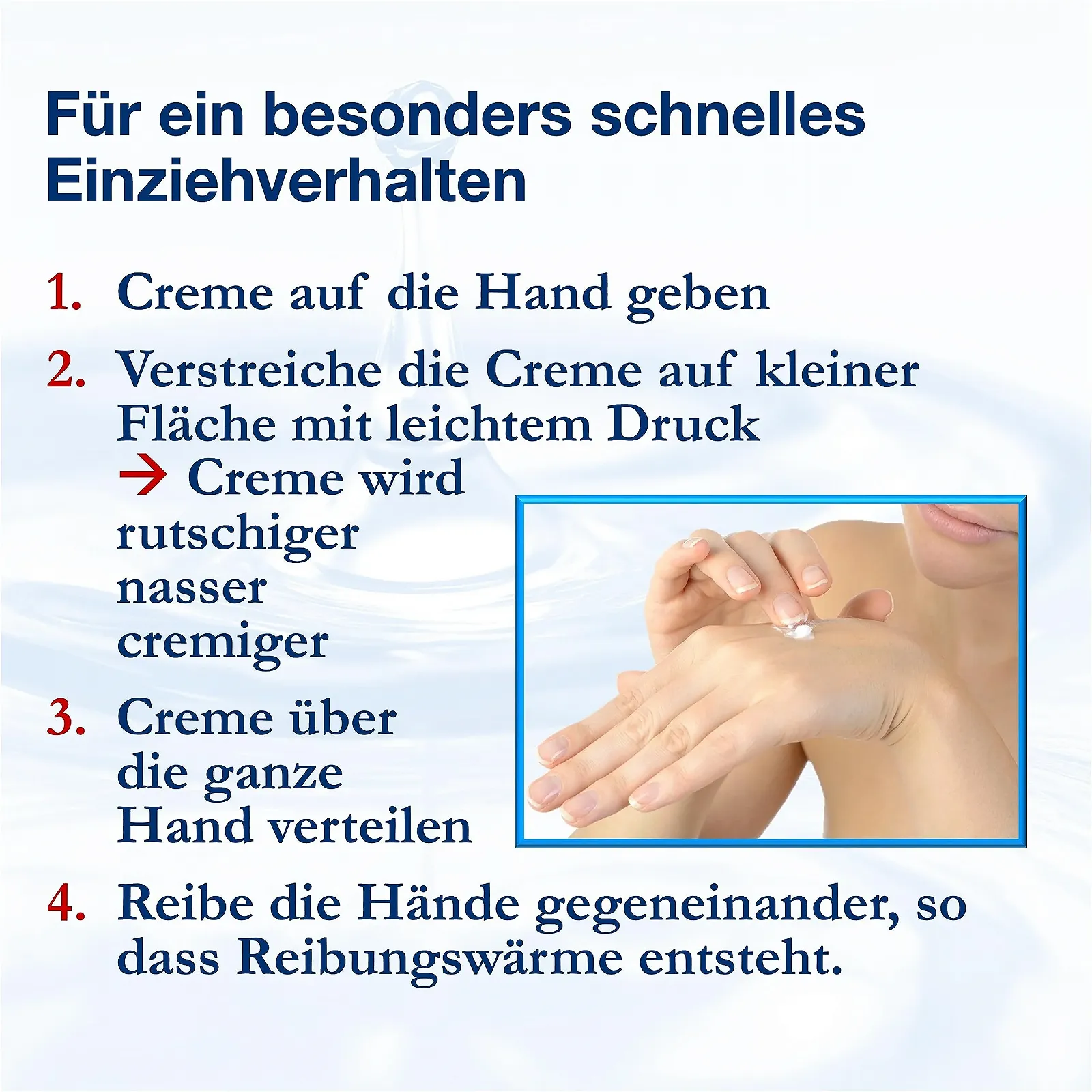 Крем для рук dline HL-Hand Cream для сухої шкіри рук 50 мл з алое вера, гліцерином, сечовиною, гіалуроновою кислотою, мигдалевою олією, фото №4