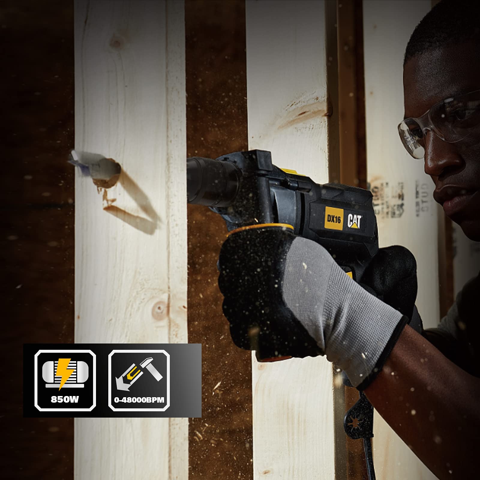 Перфоратор CAT Caterpillar AC 850 W 13 мм, фото №4 Перфоратор CAT Caterpillar AC 850 W 13 мм, фото №4