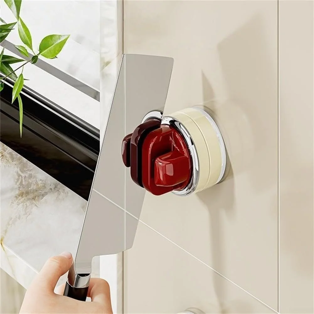 Точилка для ножів Кухонна з вакуумною присоскою Зелена, фото №6