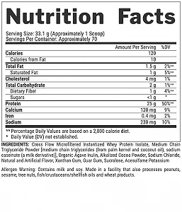 Isoﬁt 30srv Vanilla Bean Ice Cream synthetic.ua - Фото 1