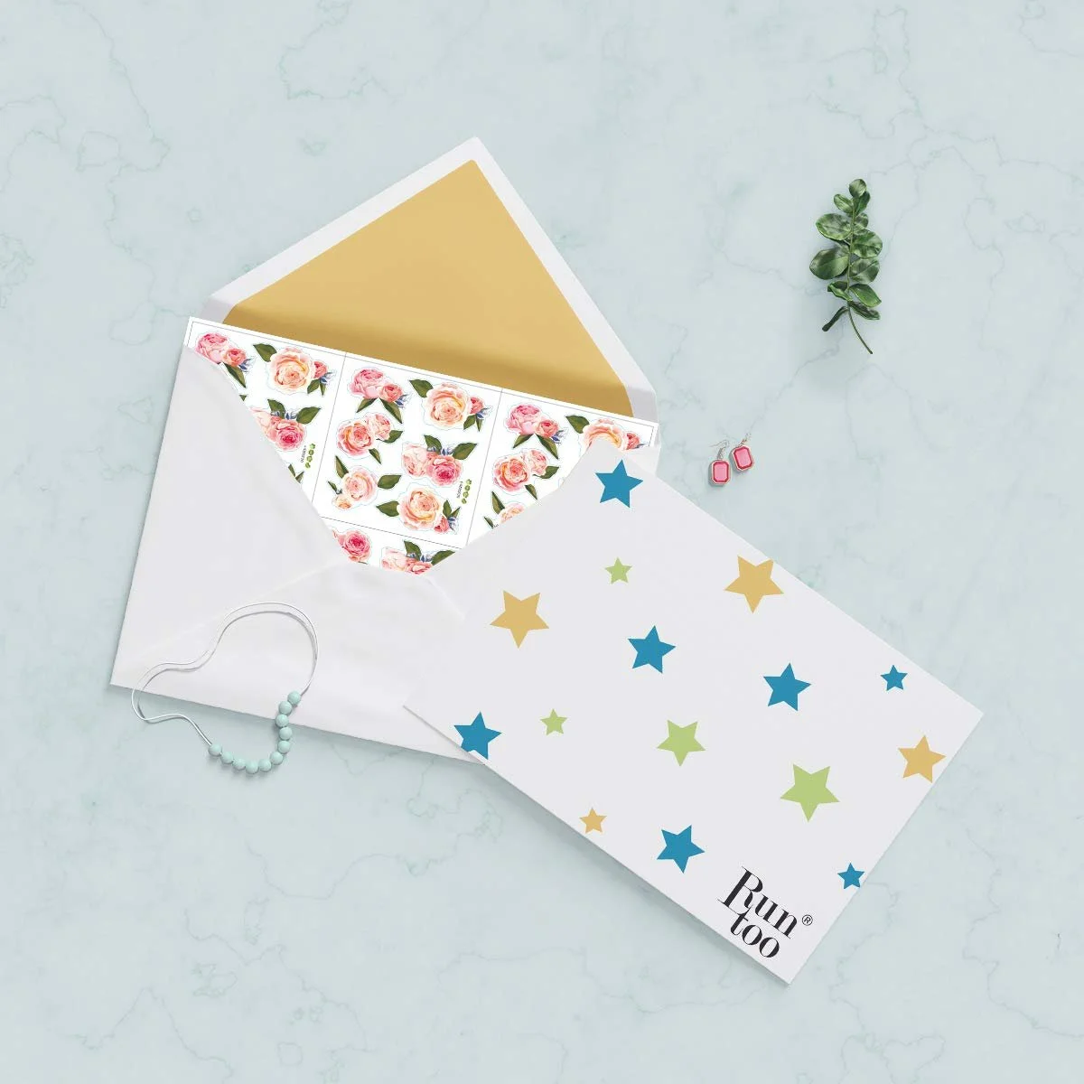 Наклейка на стіну Runtoo Квіти Троянди Кольорова, фото №5