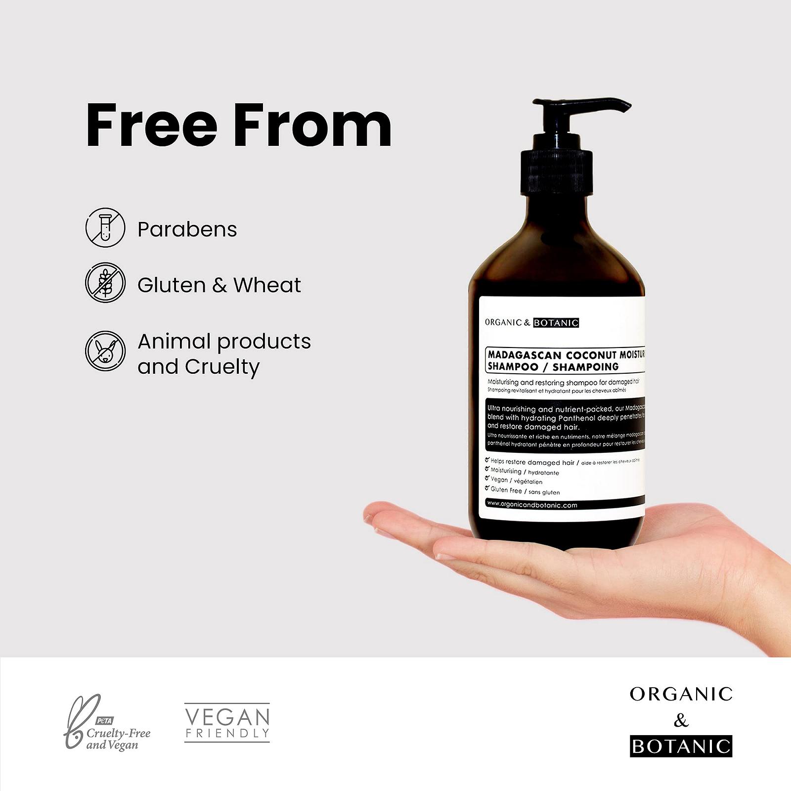 Shampoo Organic & Botanic Madagascar Coconut Moisturising 500 мл, фото №4