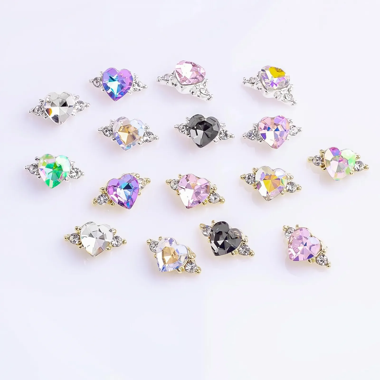 Стрази Любов 10 x 5 мм, кристали, прикраси для гелевих нігтів, фото №1