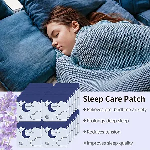 Пластир для сну для зняття стресу, портативний для тих, хто багато подорожує, чоловіків, жінок і дорослих, для нічного відпочинку перед сном synthetic.ua - Фото 1