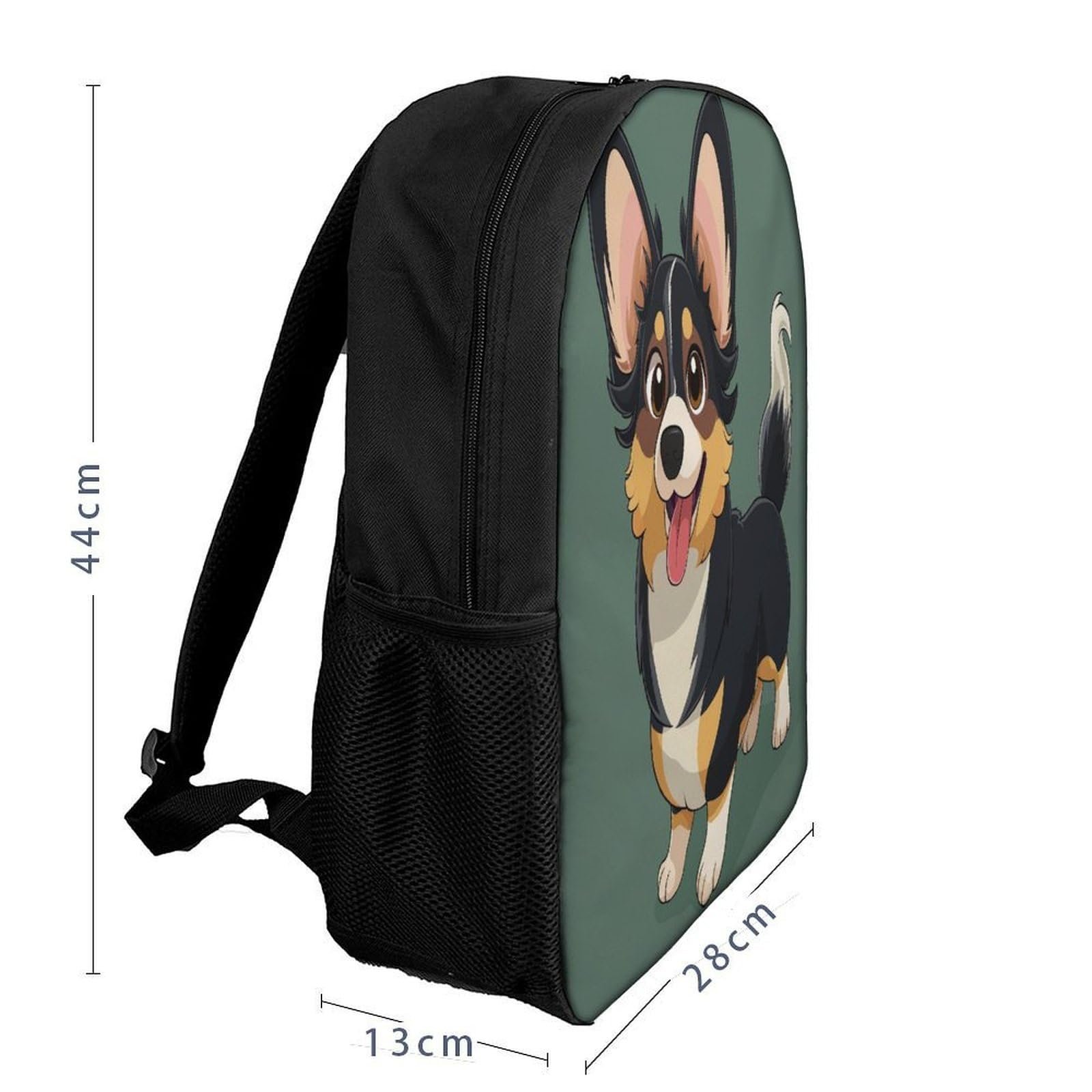 Рюкзак школьный NACHOMACHO Corgi 17 дюймов, Стиль, фото №2