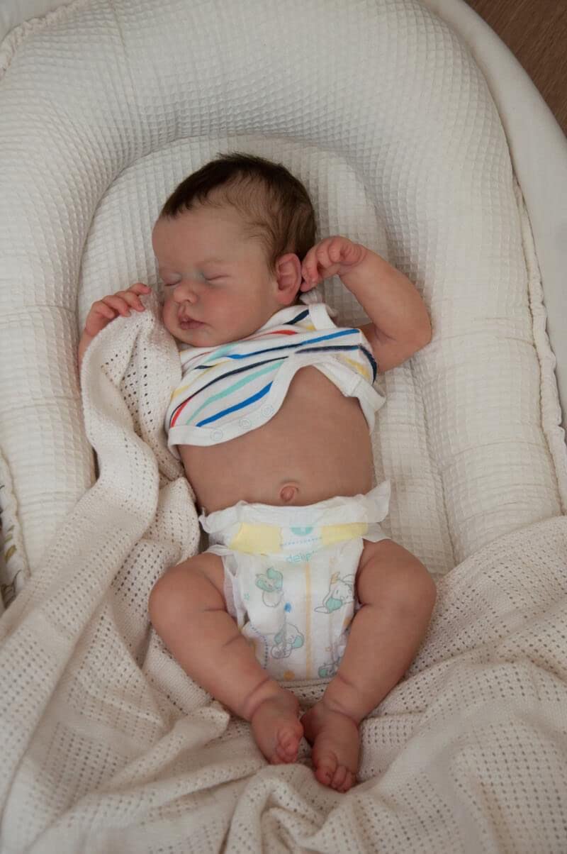 Лялька Zero pam Reborn Baby Boy Реалістичний силіконовий хлопчик 20 дюймів 50 см, фото №7