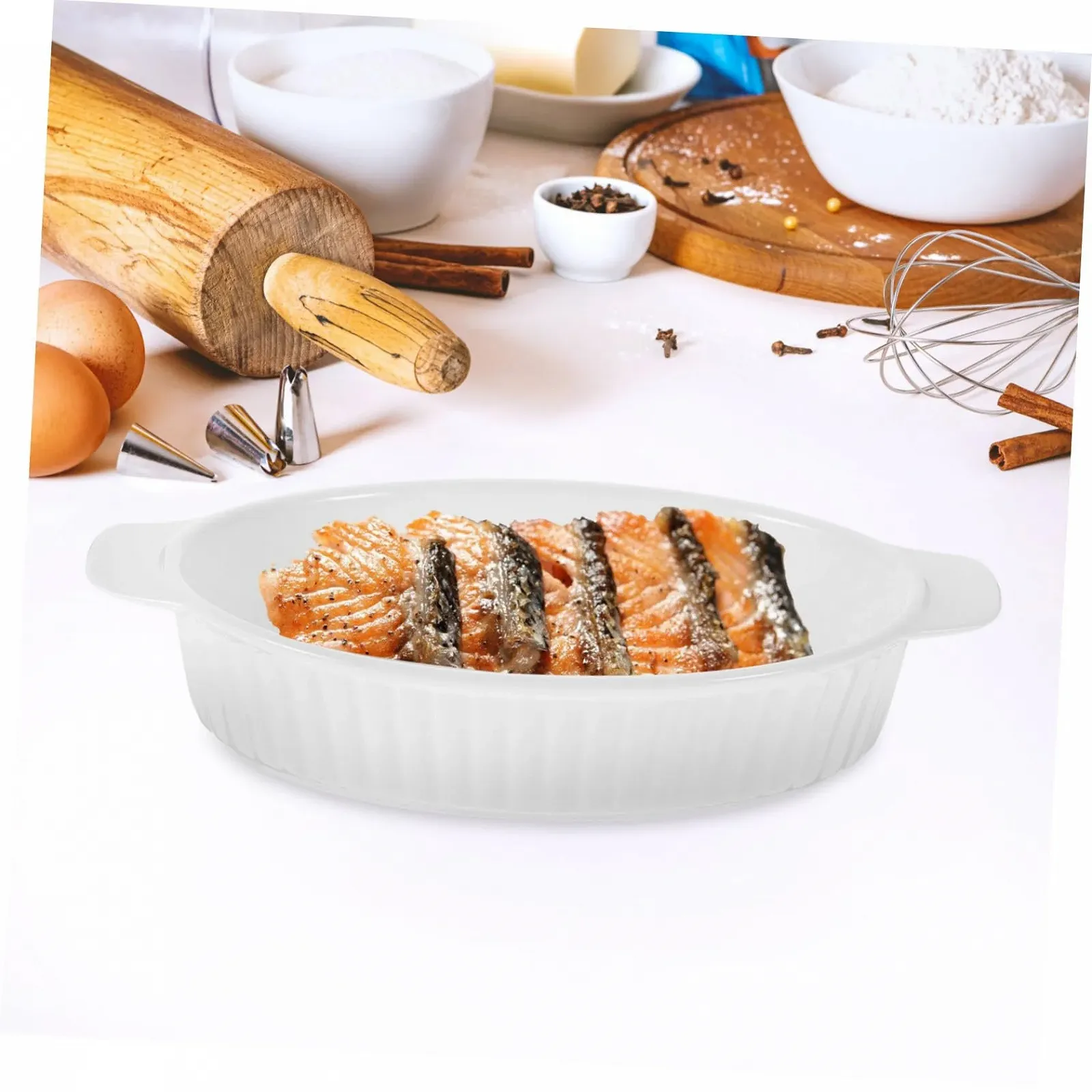 Форма для запекания SOIMISS керамическая с ручками, фото №9