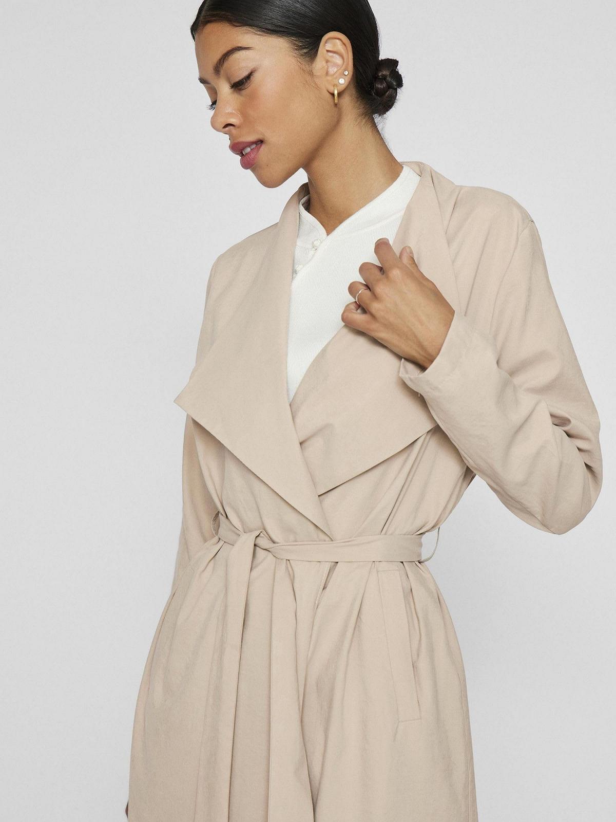 Тренч Vila Vilanni L/S Long Trench Coat Noos, фото №6 Тренч Vila Vilanni L/S Long Trench Coat Noos, фото №6
