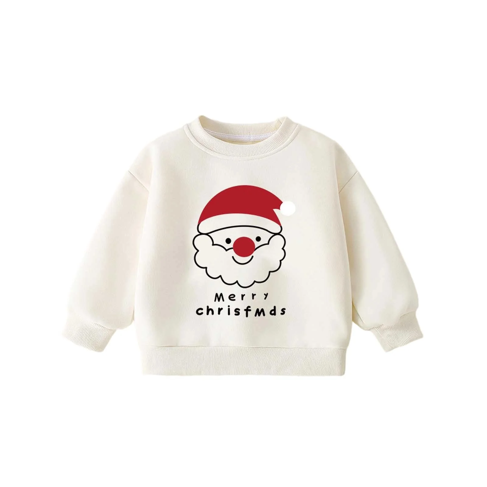 Пуловер Bedrucktes Rundhals-Langarm-Pullover-Sweatshirt для девочек, флисовый, размер 176, фото №1