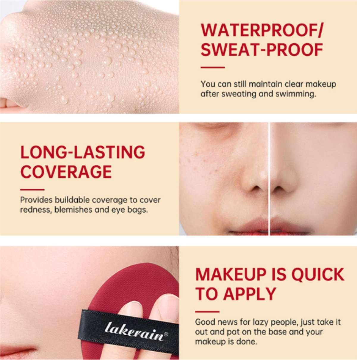 Кушон Red Foundation Super Fit Cushion SPF40 PA++ 27N, фото №2