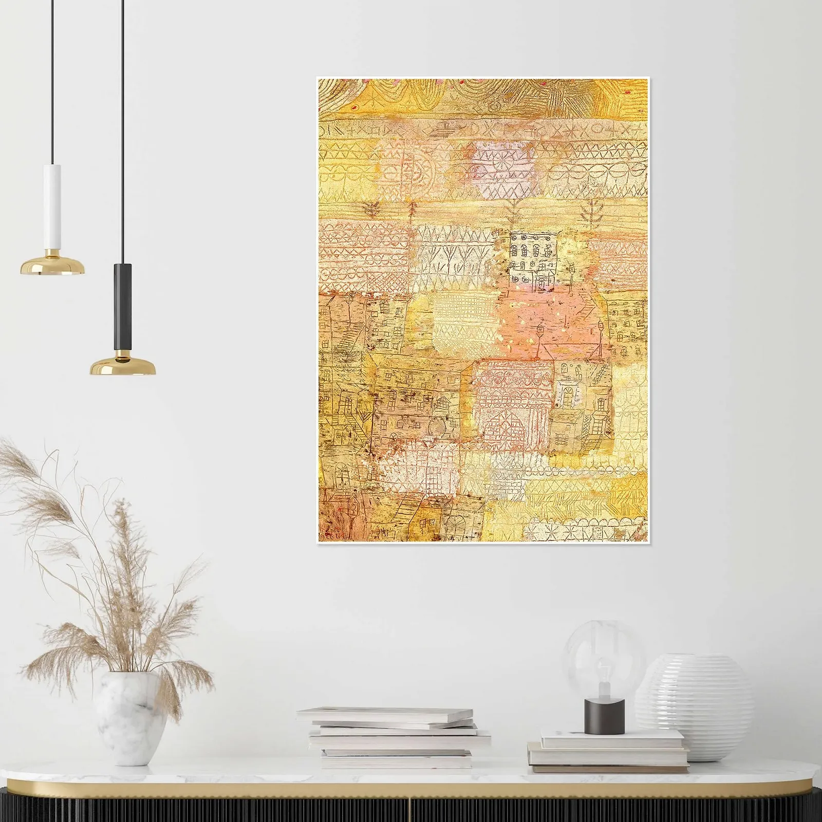 Постер Paul Klee in Florence 60 x 80 см Желтый, фото №4