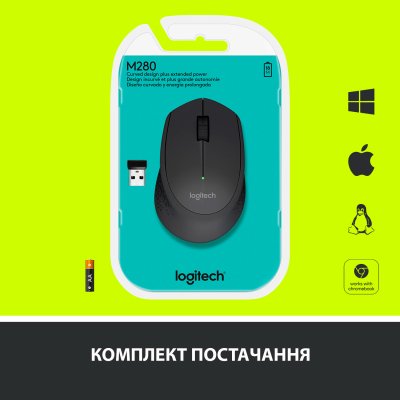 Мышка Logitech M280 Black (910-004287), фото №8