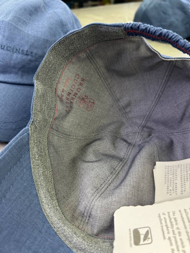 Кепка Brunello Cucinelli темно-синяя gu592, фото №6