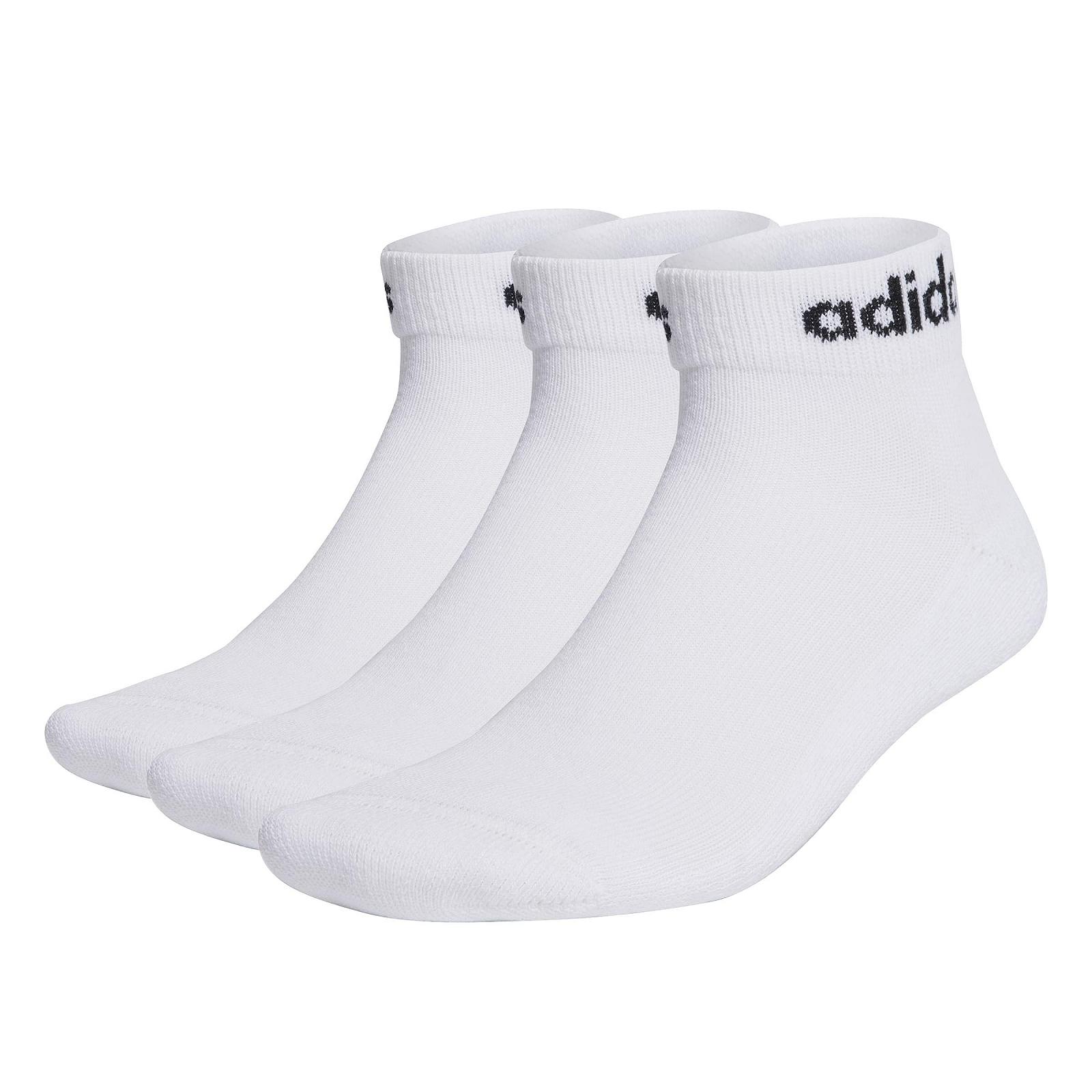 Шкарпетки adidas Linear Ankle Cushioned Unisex Kinder, 3 пари, фото №1