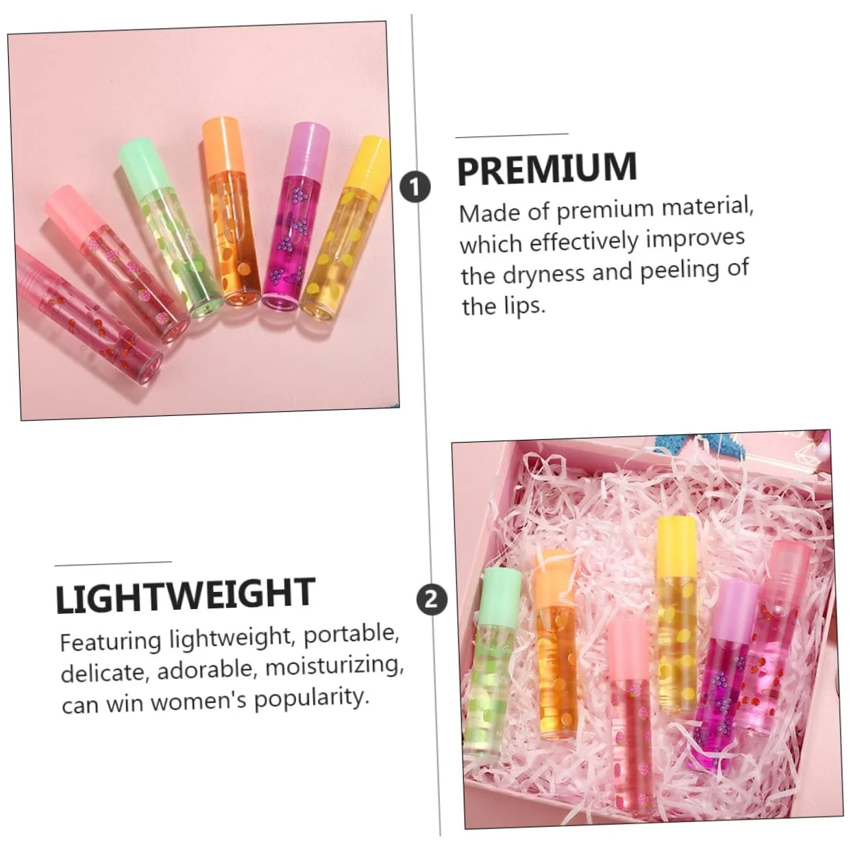 Блиск для губ MERRYHAPY Фруктовий, набір 5 шт. Прозорий, фото №8 Блиск для губ MERRYHAPY Фруктовий, набір 5 шт. Прозорий, фото №8