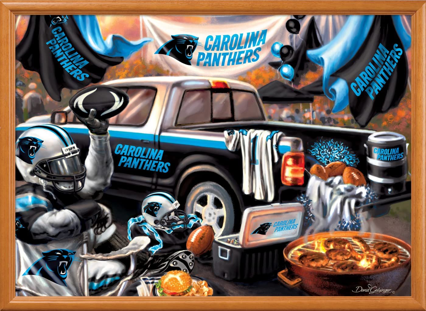 Пазл Masterpieces NFL Carolina Panthers Gameday 1000 элементов 19.25 x 26.75 дюймов, фото №10