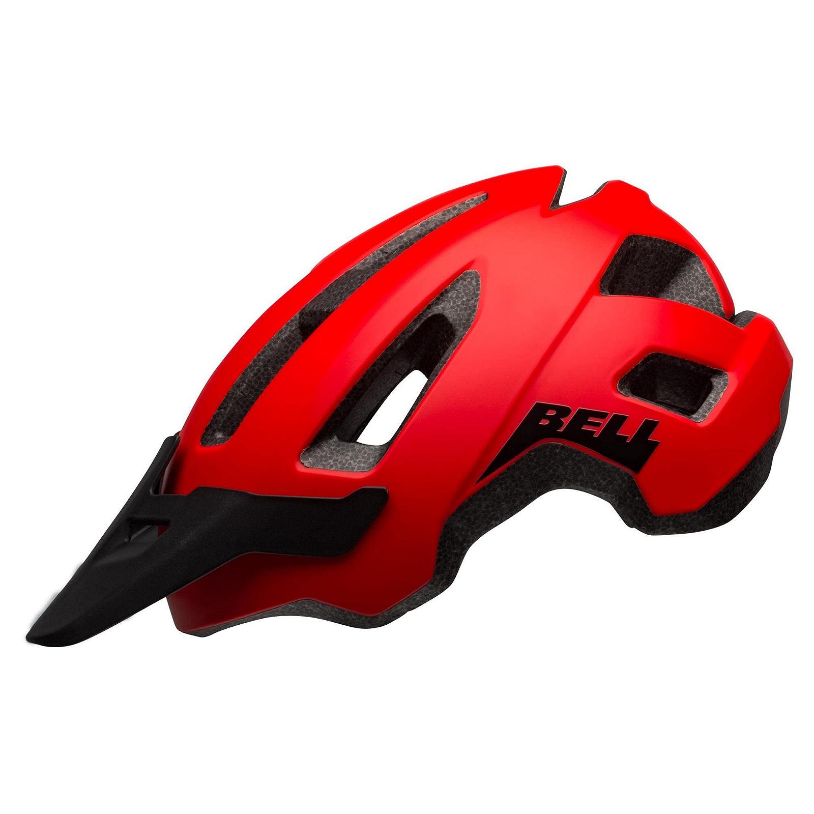 Шолом Bell Nomad MTB чоловічий, матовий червоний/чорний, один розмір, фото №4