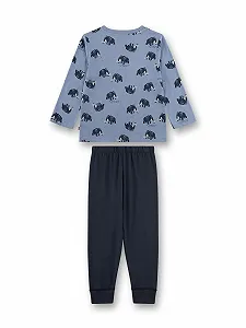 Піжама Sanetta для хлопчиків Синій Mammut synthetic.ua - Фото 1