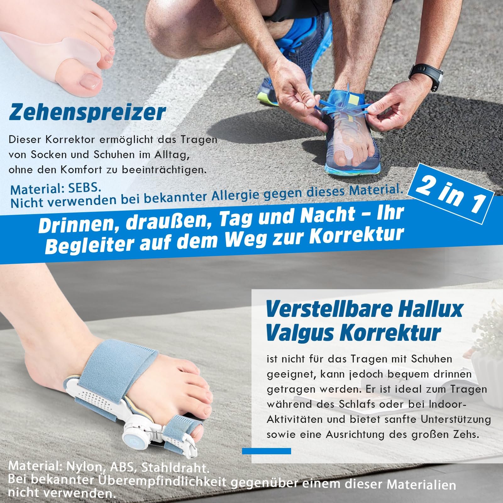 Шина для великого пальця стопи Сіра, фото №4