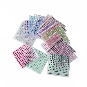 Набір наклейок для дизайну нігтів Healeved, самоклейні, листи, мікс розмірів - Фото 1