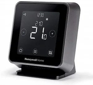 Умный термостат Honeywell Home T6R / Wi-Fi / Беспроводной / Черный - Фото 1