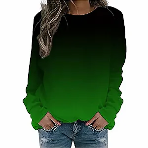 Світшот Generisch Жіночі Топи Вінтажний Принт - Фото 1