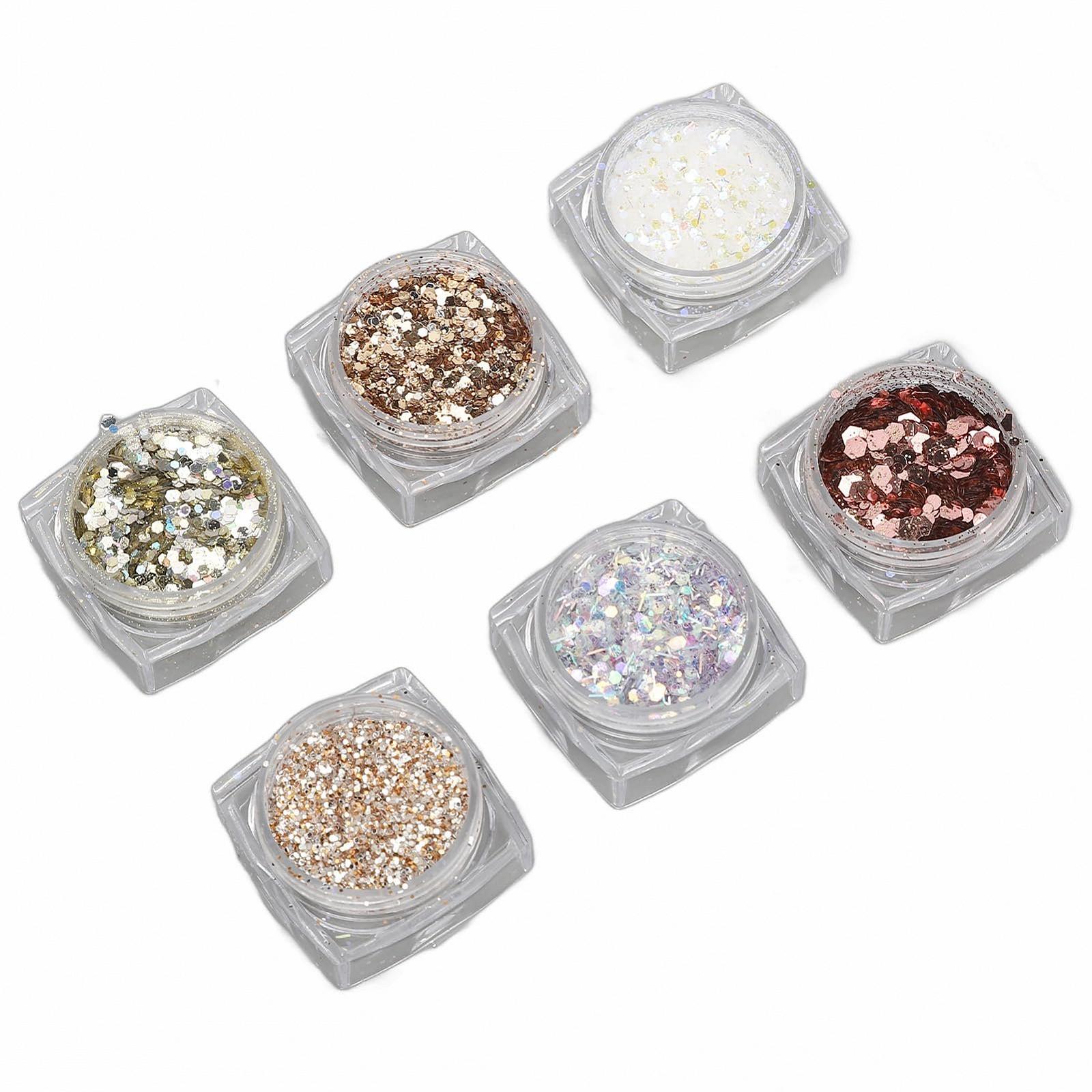 Блискітки для нігтів з мушлі, DIY Манікюр, блискучі наклейки, фото №9