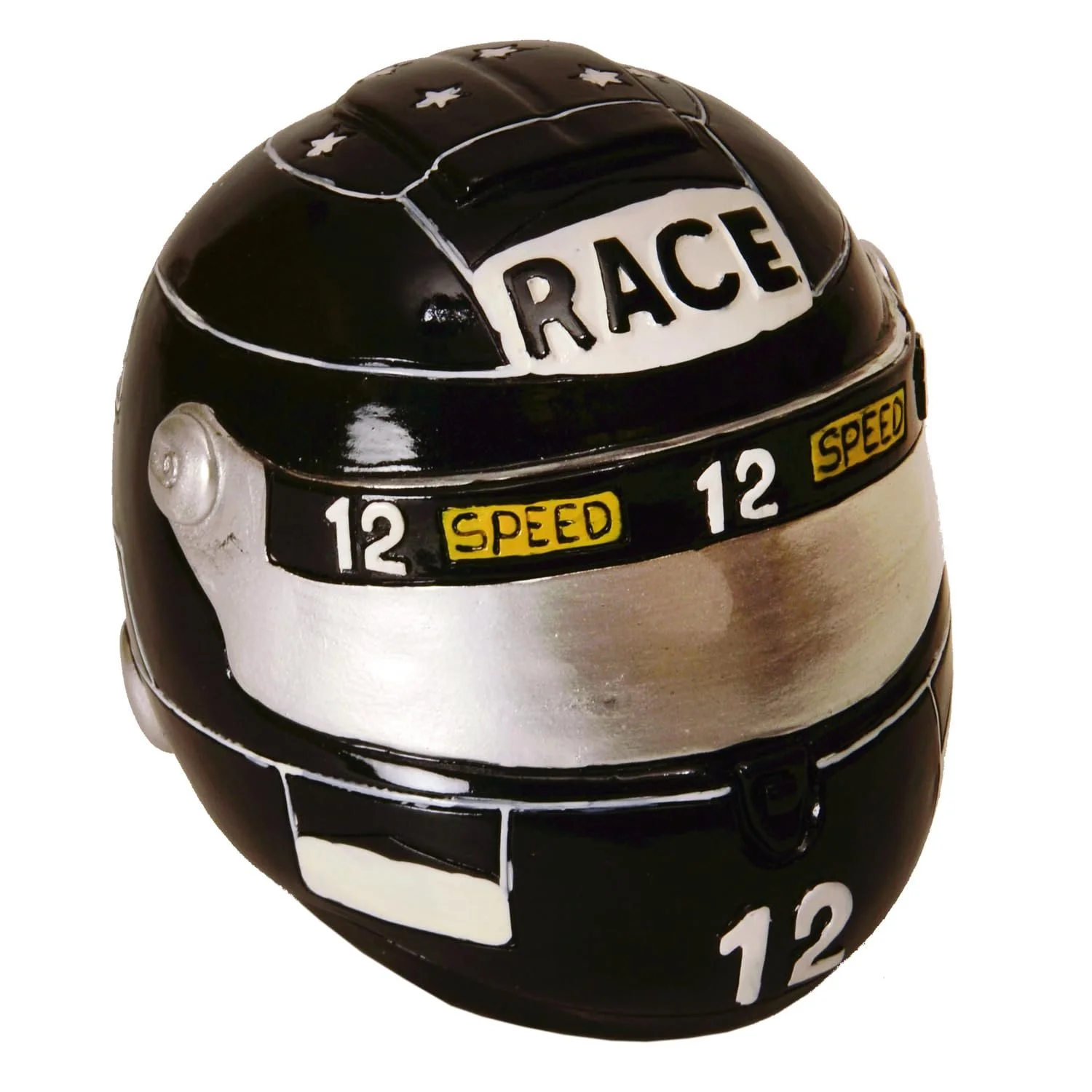 Скарбничка Мотоциклетний шолом чорна, фото №1