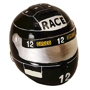 Скарбничка Мотоциклетний шолом чорна - Фото 1