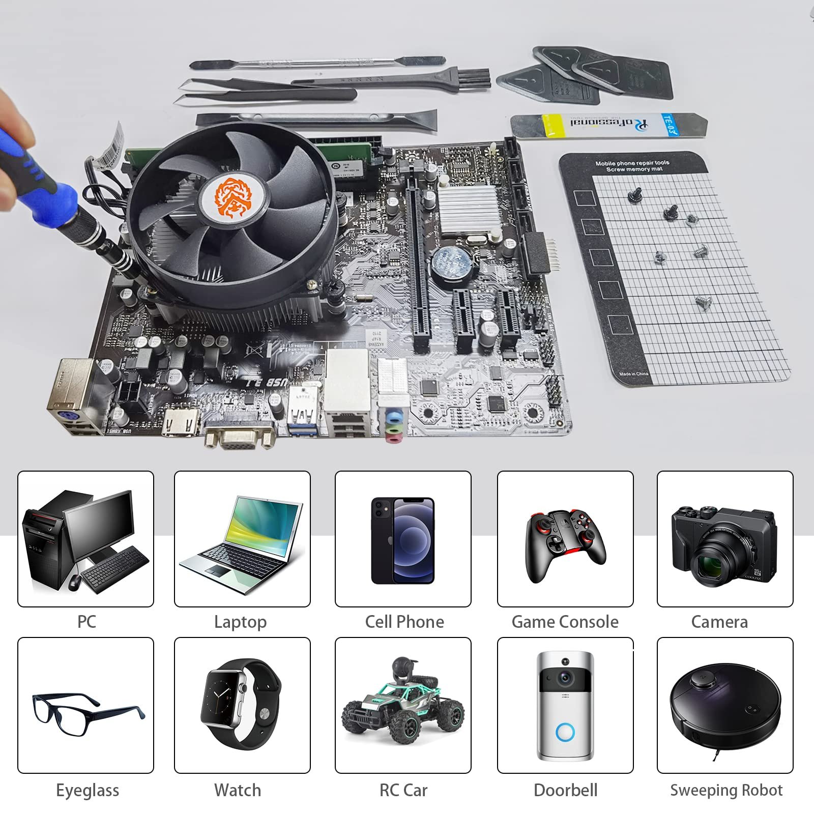 Набір викруток KIROGILY 135 в 1 Прецизійний Синій, фото №6 Набір викруток KIROGILY 135 в 1 Прецизійний Синій, фото №6